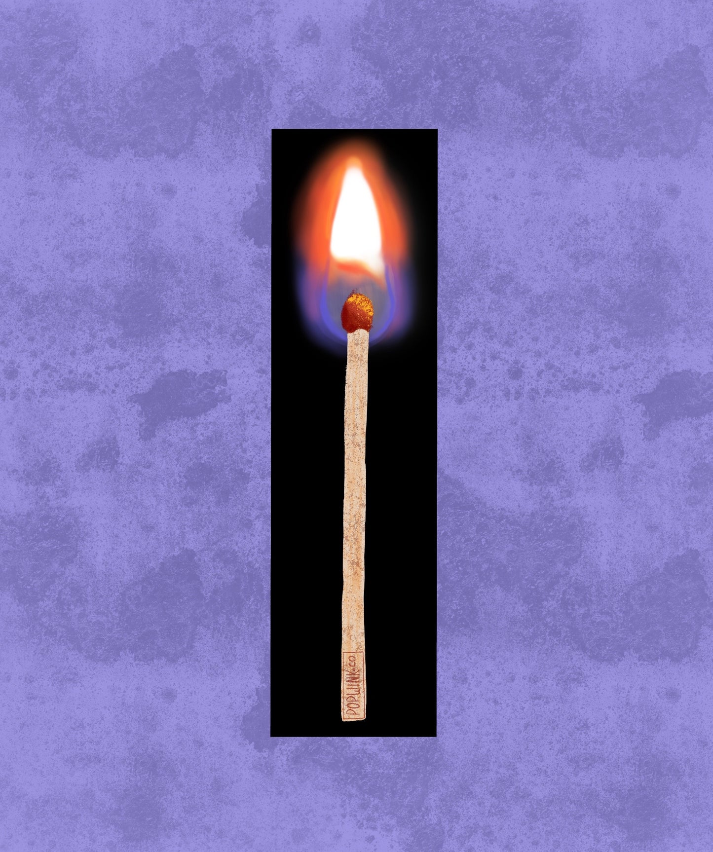 Burning Match Sticker