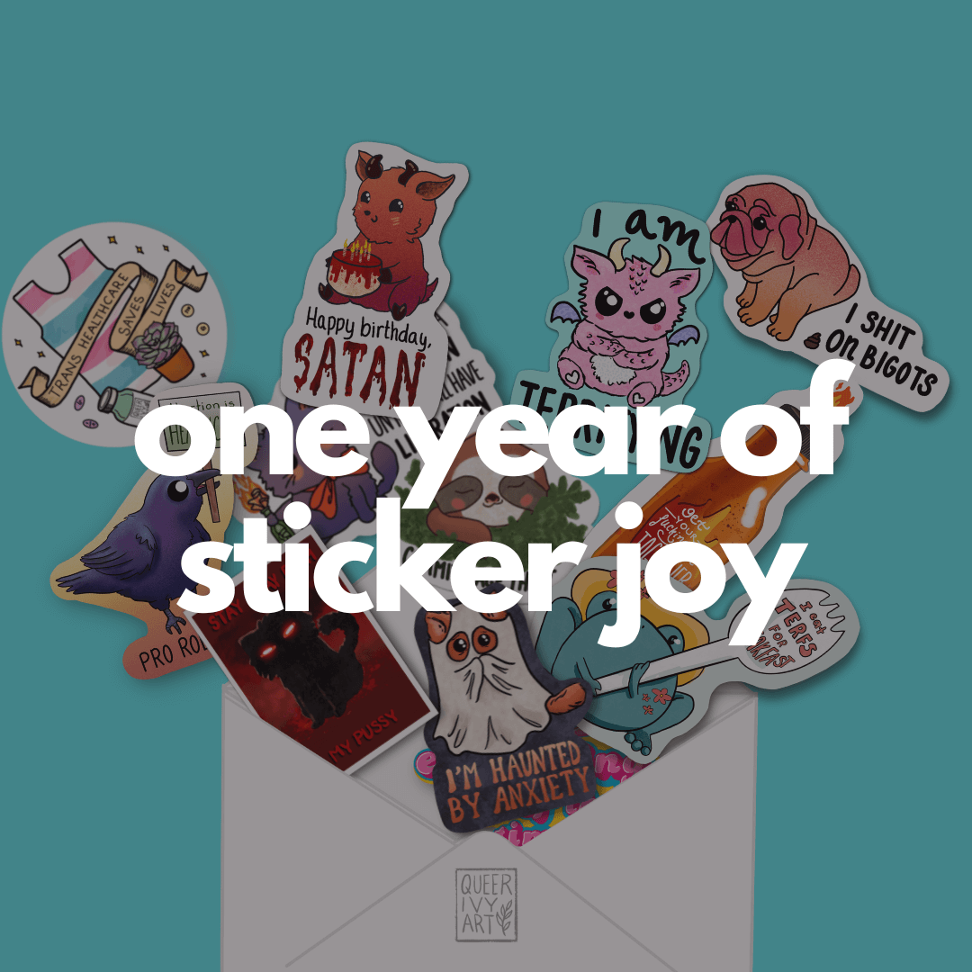 Pre-Paid One Year of Sticker Club