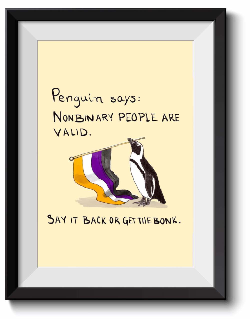 Pride,Trans,Nonbinary, Pan Penguins