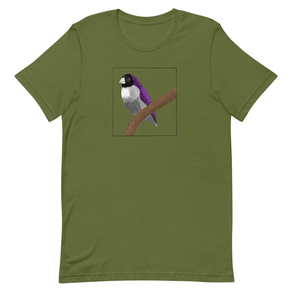 Subtle Asexual Finch Bird T-Shirt