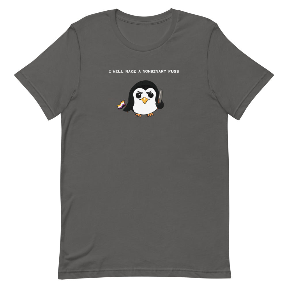 A Nonbinary Fuss Penguin T-Shirt