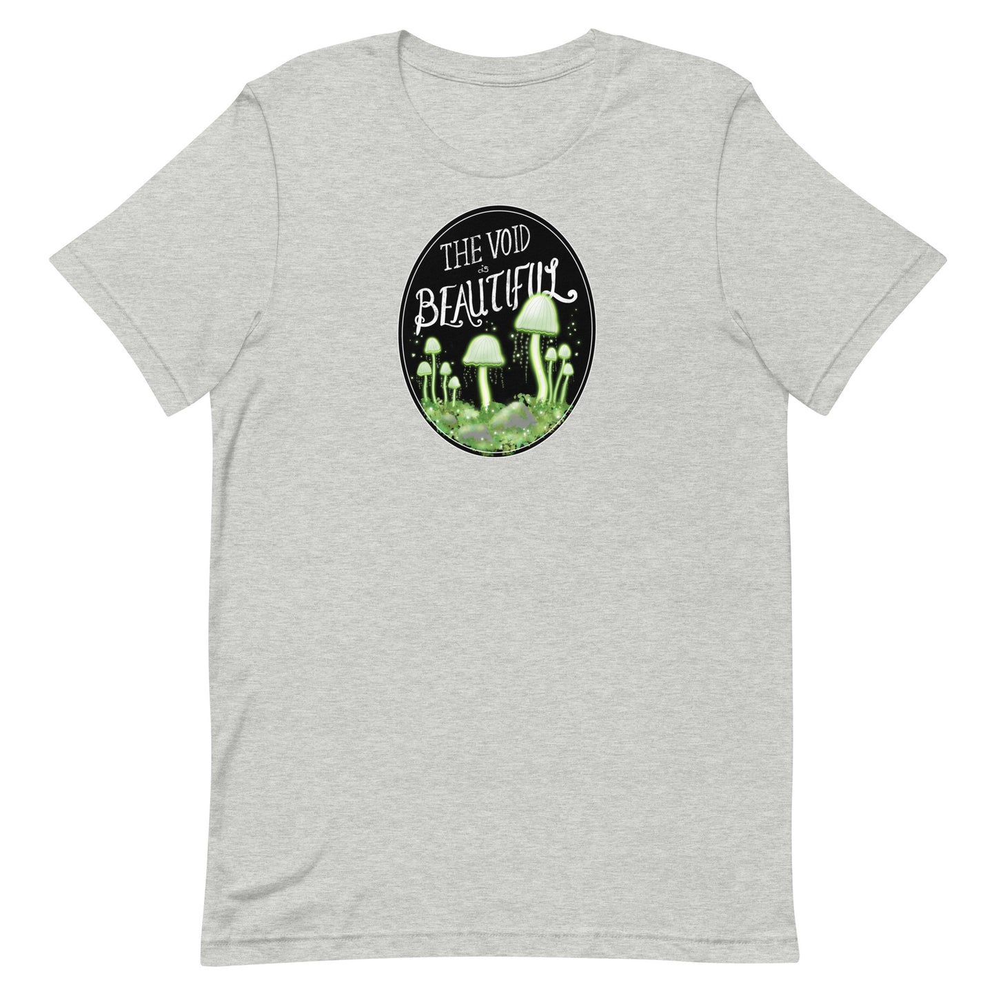 The Void is Beautiful Mushroom Agender Pride T-Shirt