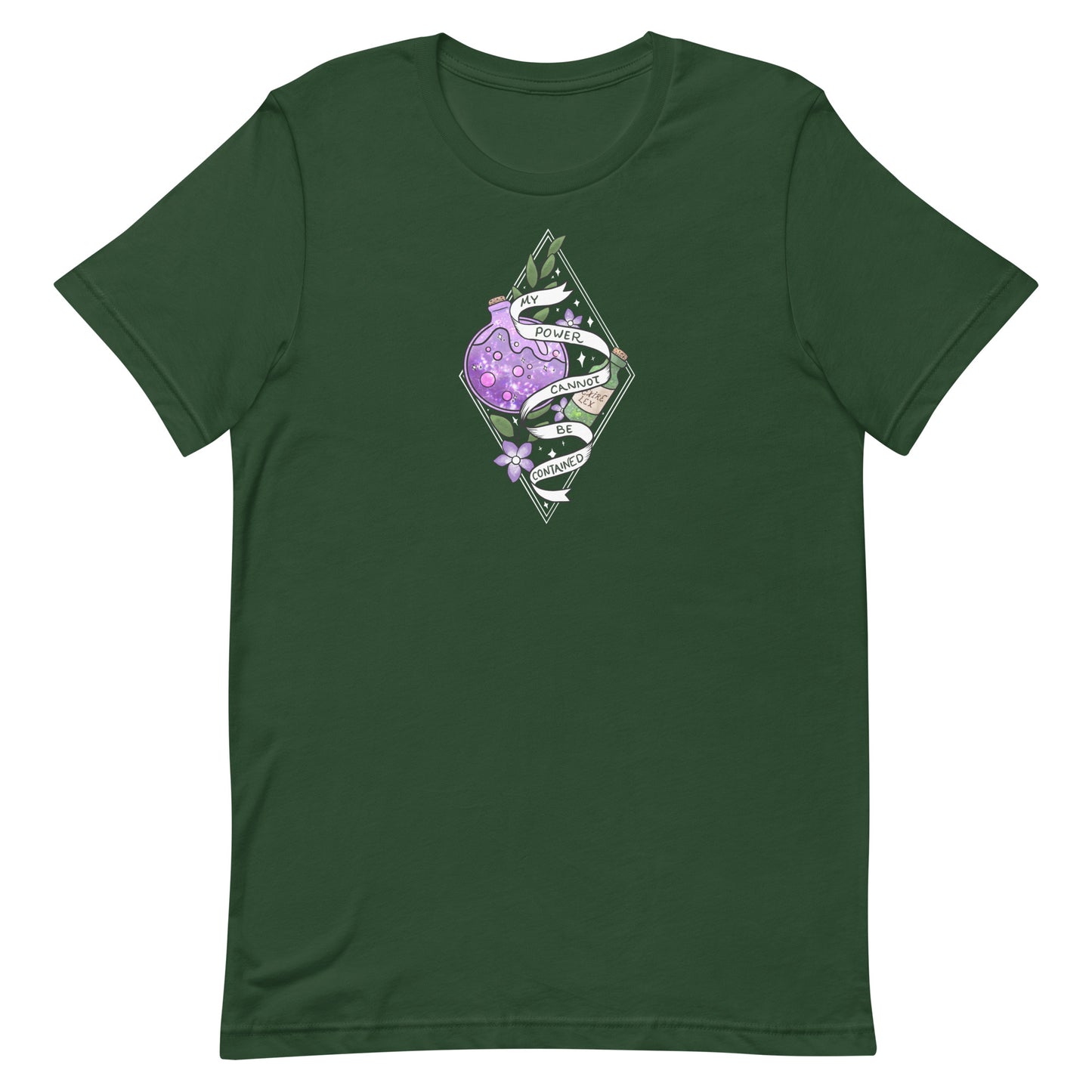 My Power Cannot be Contained Subtle Genderqueer Pride T-Shirt