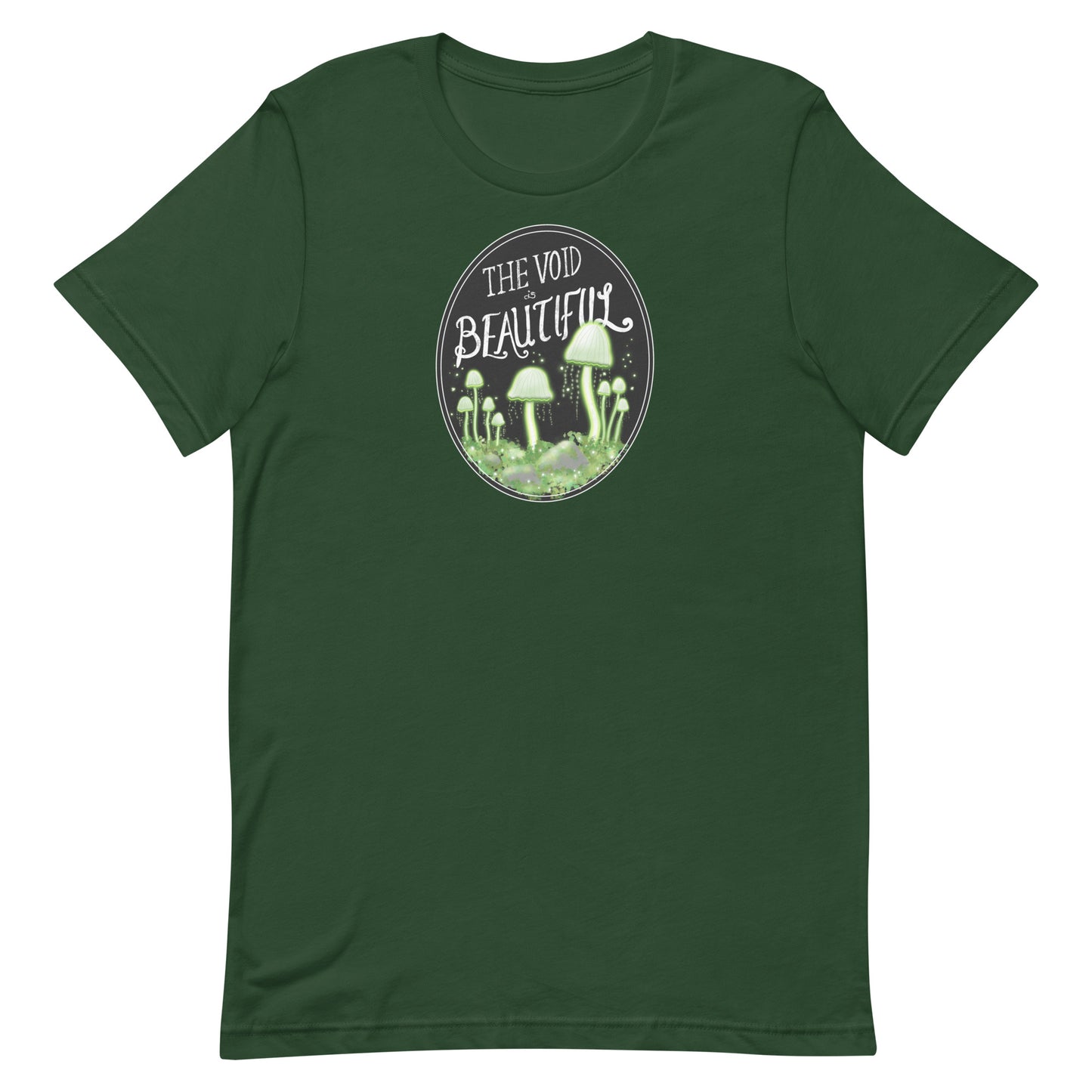 The Void is Beautiful Mushroom Agender Pride T-Shirt