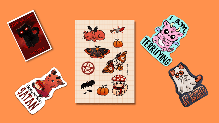Halloween Sticker Collection