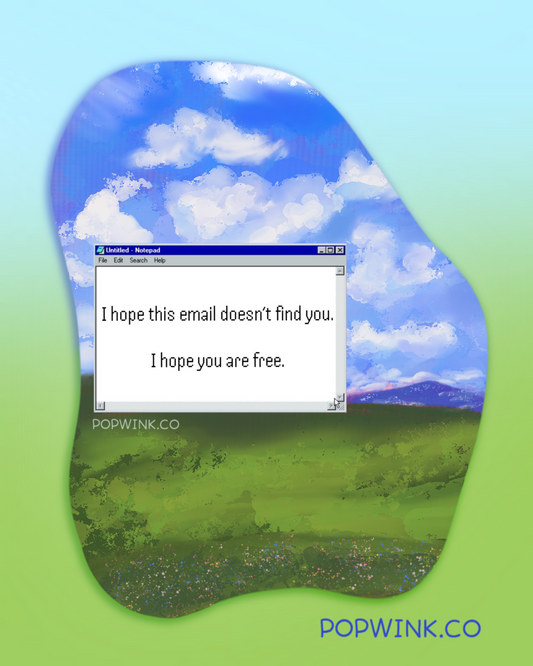 I Hope This Email Doesn't Find You Sticker, Frutiger Aero, Retro, Y2K aesthetic