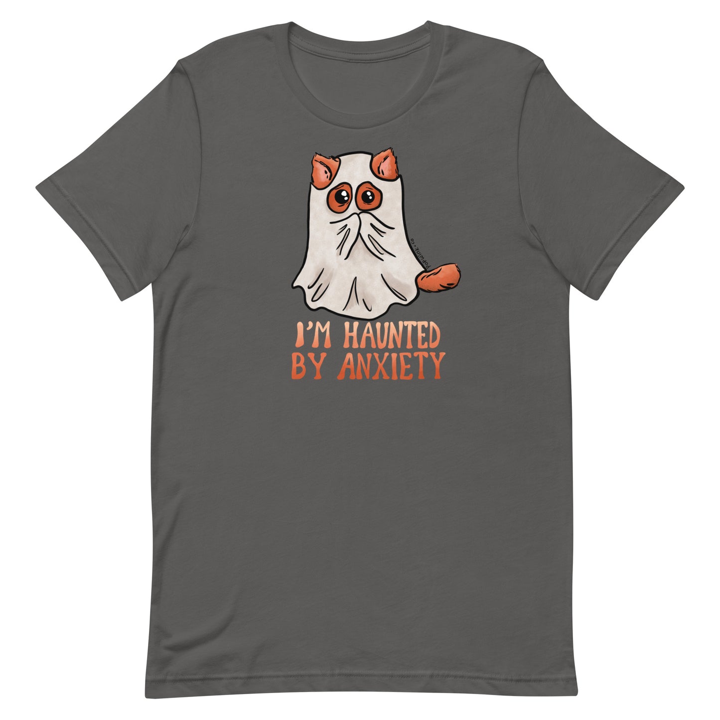 I'm Haunted by Anxiety Scared Kitty Cat T-Shirt