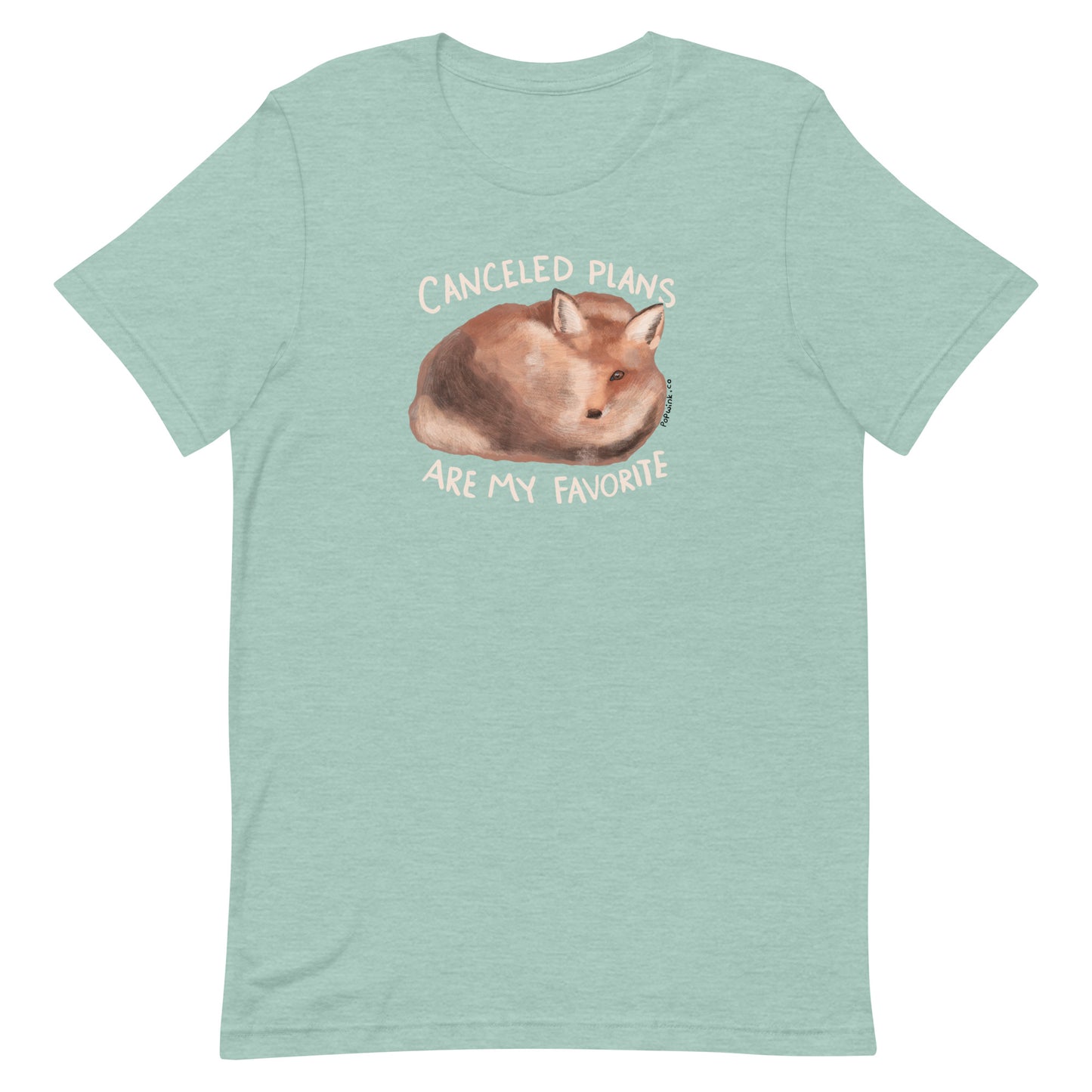 Canceled Plans are My Favorite Sleepy Fox T-Shirt