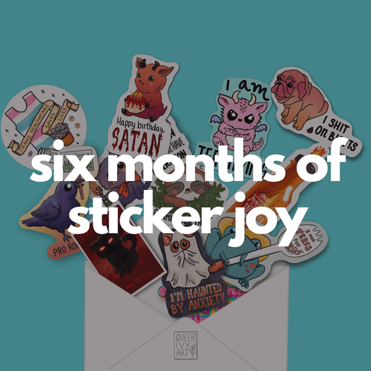 Pre-Paid Six Months of Sticker Club