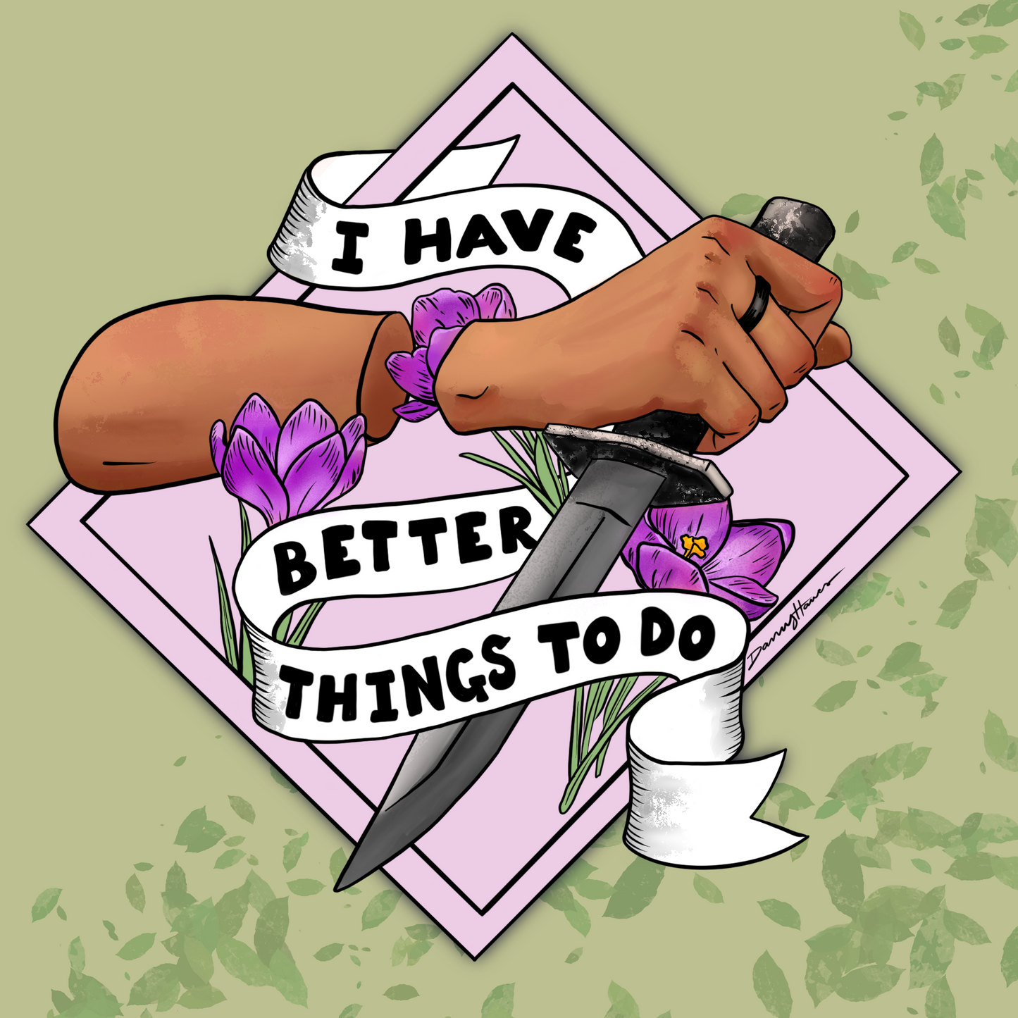 Asexual I have better things to do sticker