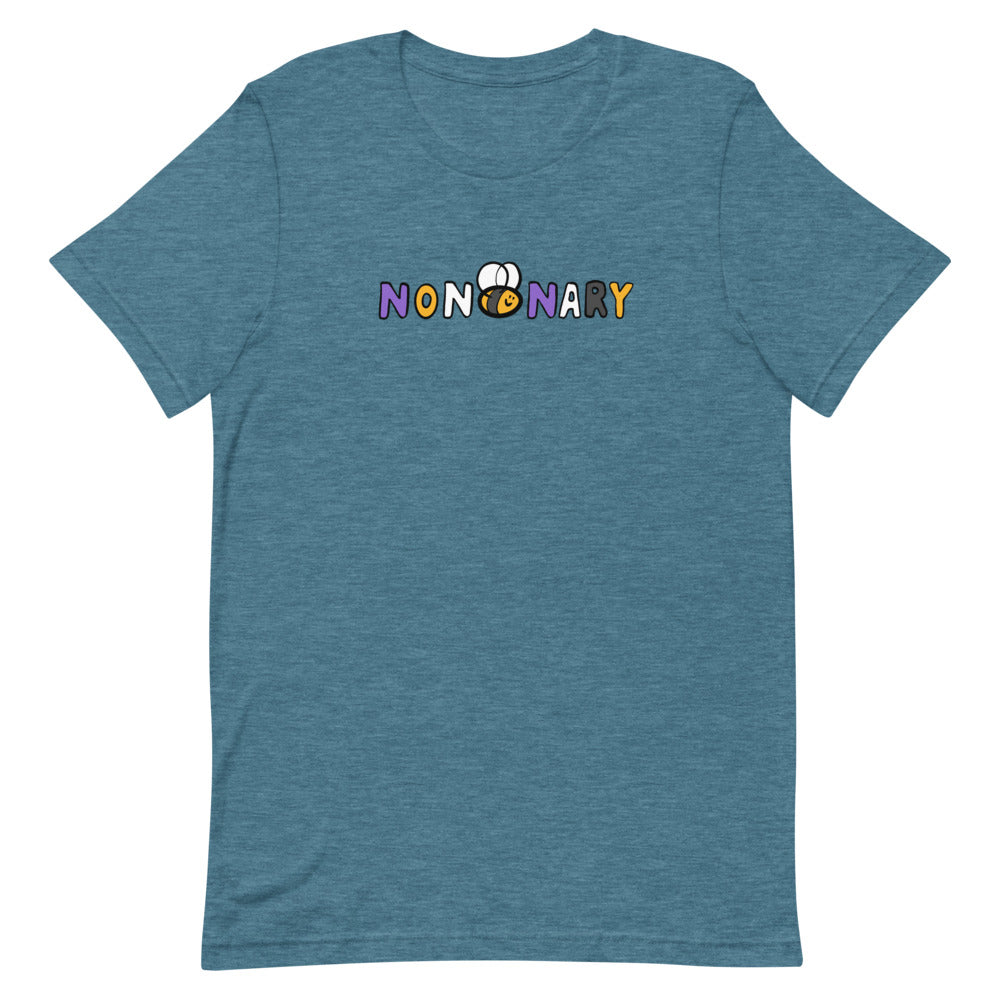 Non-Bee-Nary Nonbinary Flag T-shirt