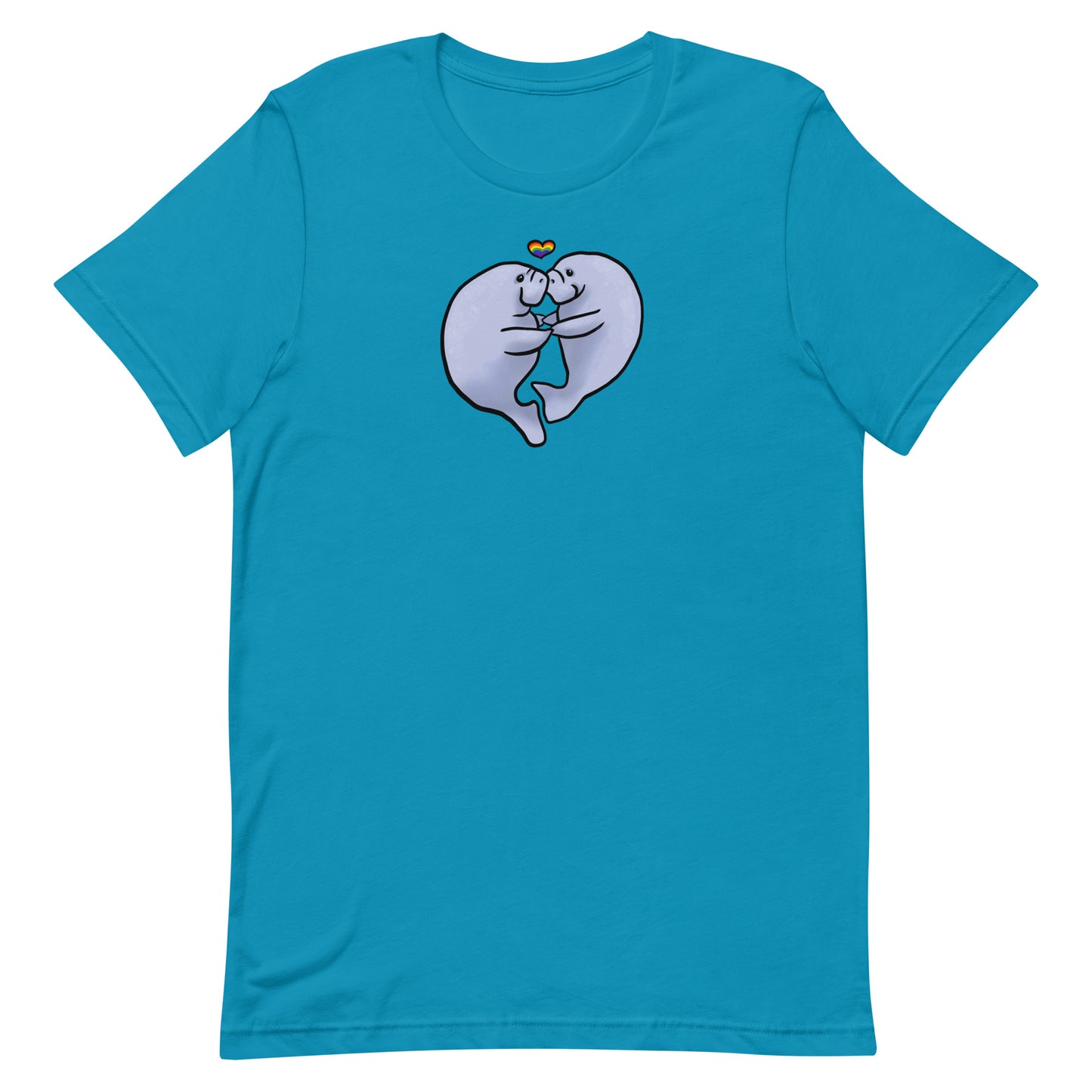 Rainbow Pride Manatee T-Shirt