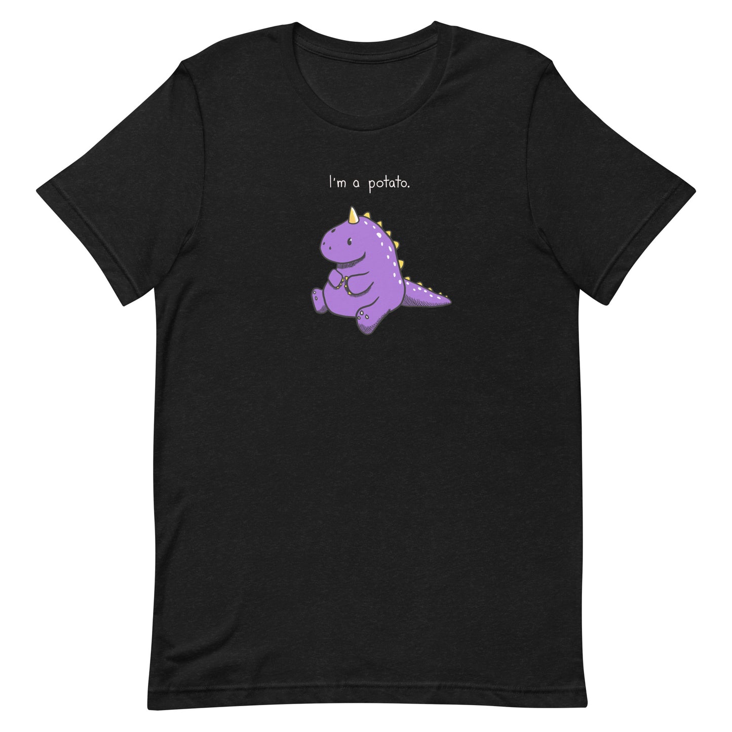 I’m A Potato Subtle Nonbinary Potato Dinosaur T-Shirt