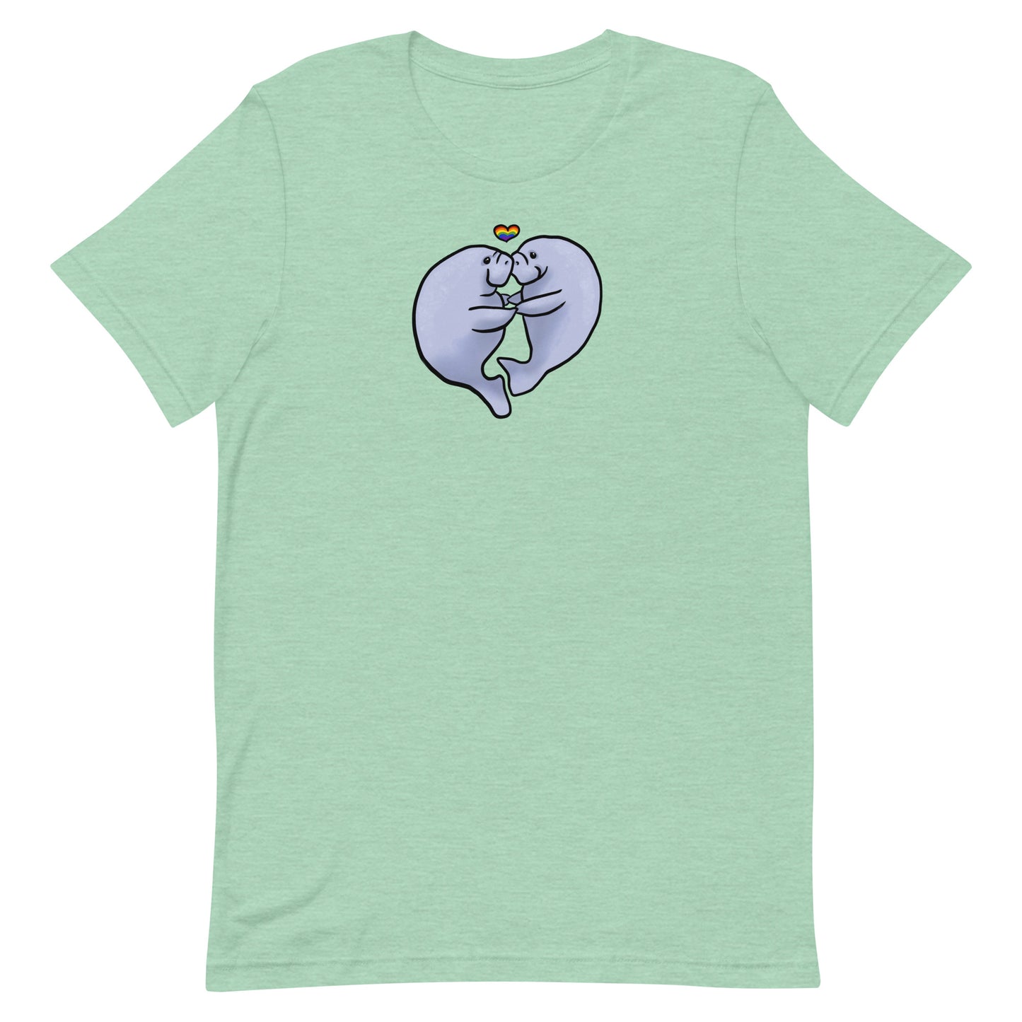 Rainbow Pride Manatee T-Shirt
