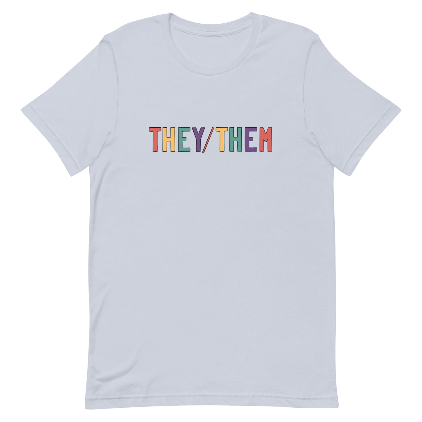 They/Them Technicolor T-shirt