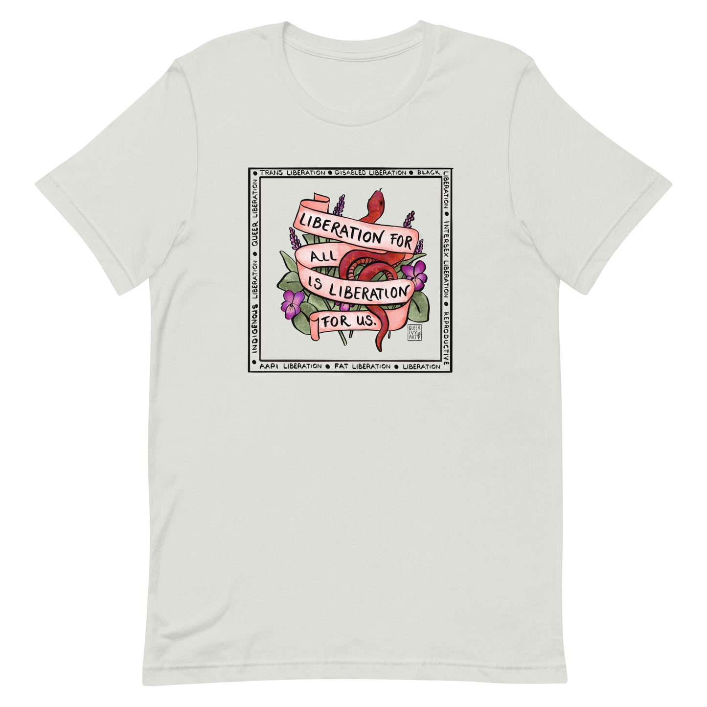 Liberation for all is Liberation for Us Lesbian Pride T-Shirt